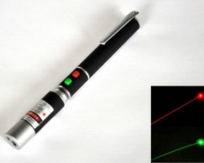 10mw-200mw緑&赤レーザーペン