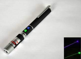 5mw-200mw緑&青紫レーザーペン