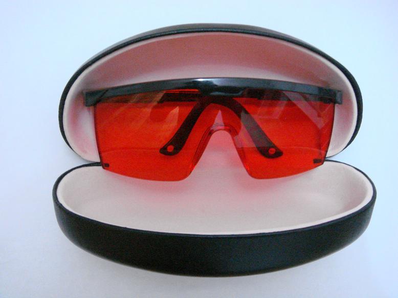 Goggle青色のレーザーガラスメガネ保護眼鏡370nm-560nm
